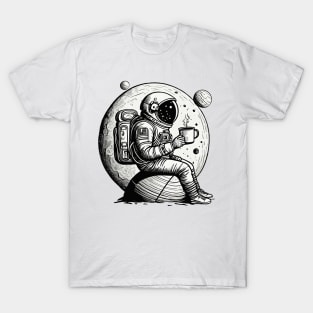 Astronaut Coffee T-Shirt